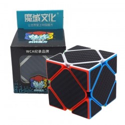 Cub Magic 3x3x3 Moyu MeiLong Skewb, Fibra de carbon, 447CUB-1