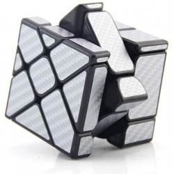 Cub Magic  3x3x3 Moyu Unequal Fisher fibra de carbon silver, 153CUB-1