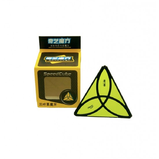 Cub Magic 3x3x3, QiYi Clover Pyraminx, Black, 468CUB-1