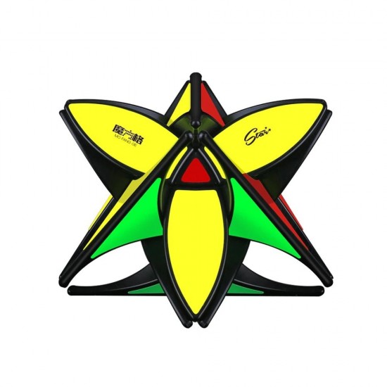 Cub Magic 3x3x3, QiYi Clover Pyraminx, Black, 468CUB-1