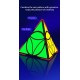Cub Magic 3x3x3, QiYi Coin Tetrahedron Pyraminx , Black, 301CUB-1
