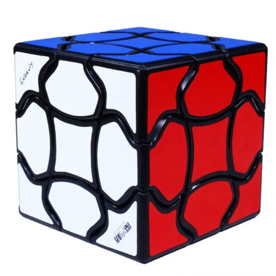 Cub Magic 3x3x3 QiYi Fluffy  Speedcube, Black, 341CUB-1
