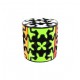 Cub Magic 3x3x3, QiYi Gear Cylinder SpeedCube, Black, 417CUB-1