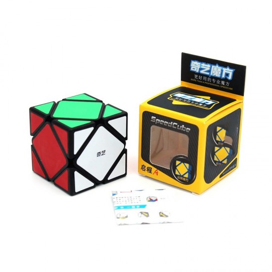 Cub Magic 3x3x3, QiYi QiCheng A Skewb, SpeedCube, Black, 300CUB-1