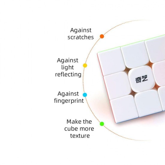 Cub Magic 3x3x3 QiYi QiMeng Plus 9 cm, Stickerless, 332CUB-1