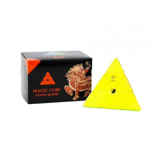 Cub Magic 3x3x3 YuXin Kirin Pyraminx, Black, 329CUB-1