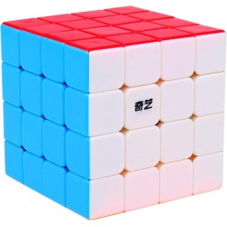 Cub Magic 4x4x4, QiYi Qizheng S Neon, Stickerless, 510CUB