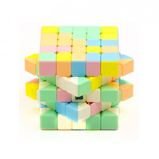 Cub Magic 5x5x5 Moyu MoFang Meilong, Stickerless macaron, 445CUB-1