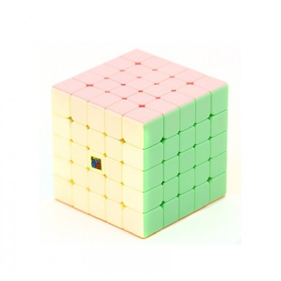 Cub Magic 5x5x5 Moyu MoFang Meilong, Stickerless macaron, 445CUB-1