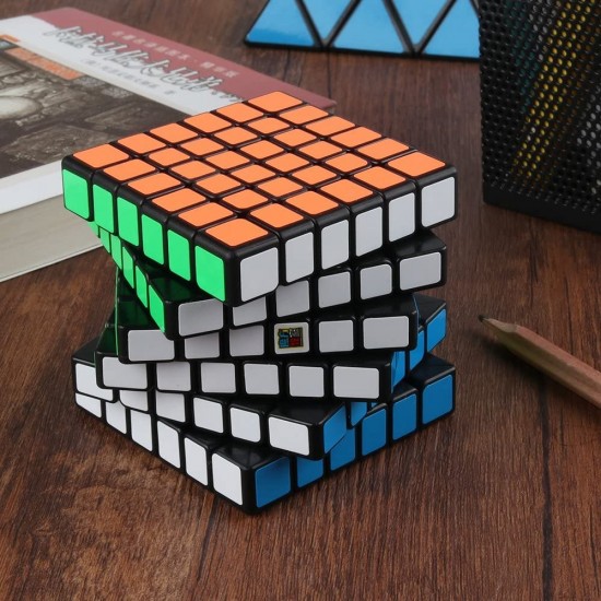 Cub Magic 6x6x6 Moyu MoFang Meilong, Black, 440CUB-1