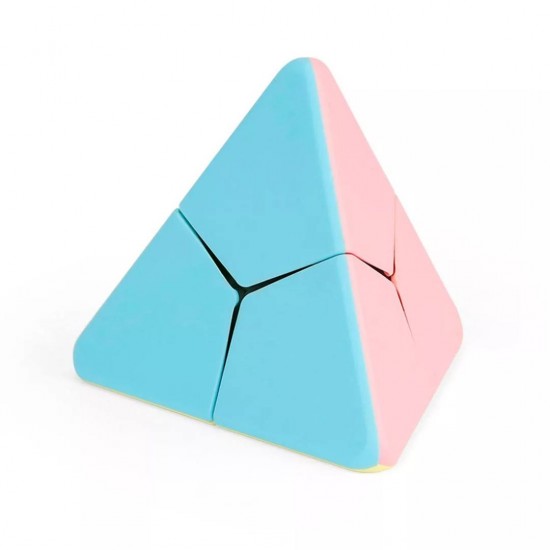 Cub Magic Moyu Corner Twist Pyraminx macaron, Stickerless, 403CUB-1 Cub Magic Moyu Corner Twist Pyraminx macaron, Stickerless, 403CUB-1