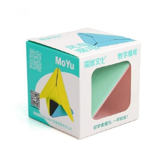 Cub Magic Moyu Windmill Pyraminx macaron, Stickerless, 438CUB-1