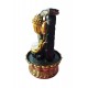 Fantana arteziana, cu buton On/off, Buddha,  bila si leduri, 40 cm, XL1923