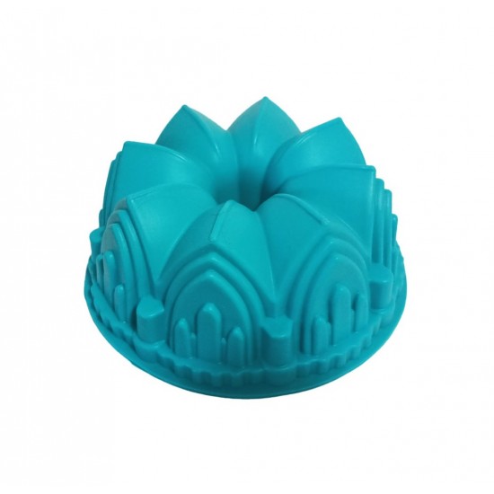 Forma din silicon pentru chec, cozonac pane, Blat tort, Albastru, 22 cm , 279COF