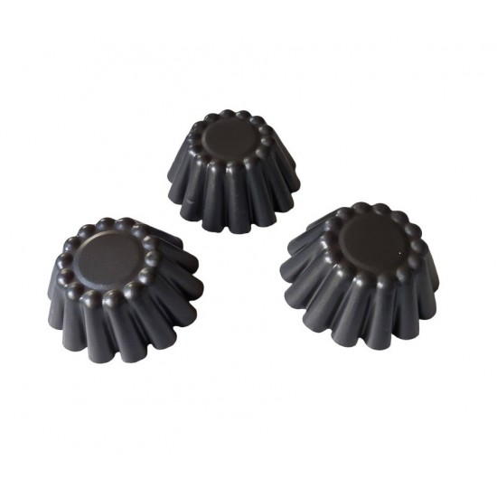 Forma pentru Savarine, Set 3 cavitati, Gri, 10 cm, 326COF Forma pentru Savarine, Set 3 cavitati, Gri, 10 cm, 326COF