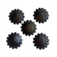 Forma pentru Savarine, Set 5 cavitati, Gri, 10 cm, 328COF