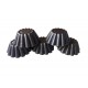 Forma pentru Savarine, Set 5 cavitati, Gri, 10 cm, 328COF