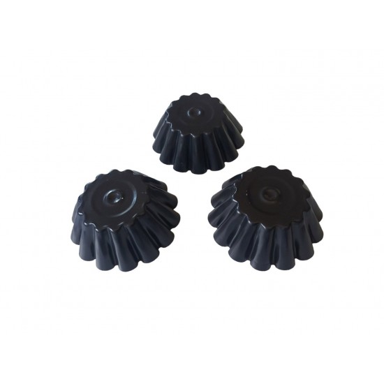 Forma pentru Savarine, Set 5 cavitati, Negru, 10 cm, 399COF