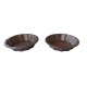 Forma pentru Tarte, Set 2 forme, Rotund, Maro, 10 cm, 404COF