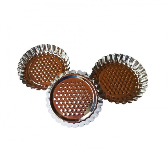 Forma pentru Tarte, Set 3 cavitati, 8 cm, 380COF