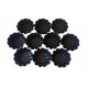 Forma pentru mini Savarine, Set 10 cavitati, Negru, 7.5 cm, 401COF