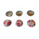 Forma pentru mini Tarte, Set 6 cavitati, Roz, 6.5 cm, 387COF