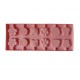 Forma silicon 12 cavitati, Diverse modele, Acadele din ciocolata sau Acadele din zahar, Roz, 26 cm, 312COF