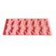 Forma silicon 12 cavitati, Peppa Pig si Dinosaur, Acadele din ciocolata sau Acadele din zahar, Roz, 26 cm, 246COF
