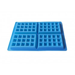 Forma silicon 4 cavitati, Pentru Grofe, Albastru, 28 cm, 234COF