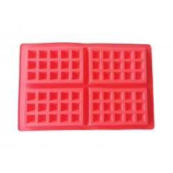 Forma silicon 4 cavitati, Pentru Grofe, Rosu, 28 cm, 233COF