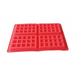 Forma silicon 4 cavitati, Pentru Grofe, Rosu, 28 cm, 233COF