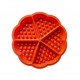 Forma silicon 5 cavitati triunghi, Pentru Grofe, Rosu, 21 cm, 251COF
