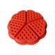 Forma silicon 5 cavitati triunghi, Pentru Grofe, Rosu, 21 cm, 251COF
