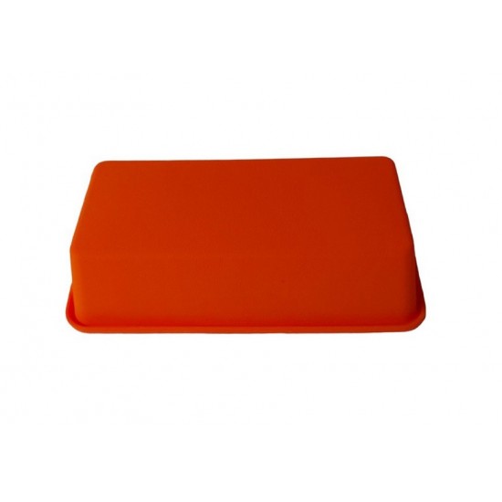 Forma silicon, Pentru chec, Portocaliu, 21 cm, 347COF