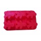 Forma silicon, Pentru turta dulce, 6 cavitati, Rosu, 25 cm, 349COF