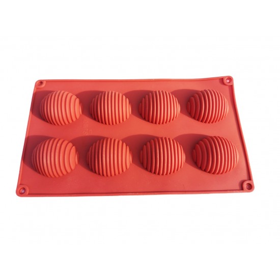 Forma silicon pentru prajituri, 8 Oua, 176COF