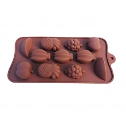 Forma silicon pentru prajituri, Fructe, 164COF