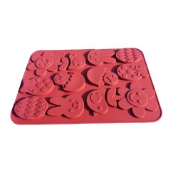 Forma silicon pentru prajituri, Iepurasi, Ou, Pui, Floare, 173COF