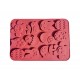 Forma silicon pentru prajituri, Iepurasi, Ou, Pui, Floare, 173COF