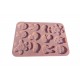 Forma silicon pentru prajituri, Iepurasi, Ou, Pui, Floare, 174COF