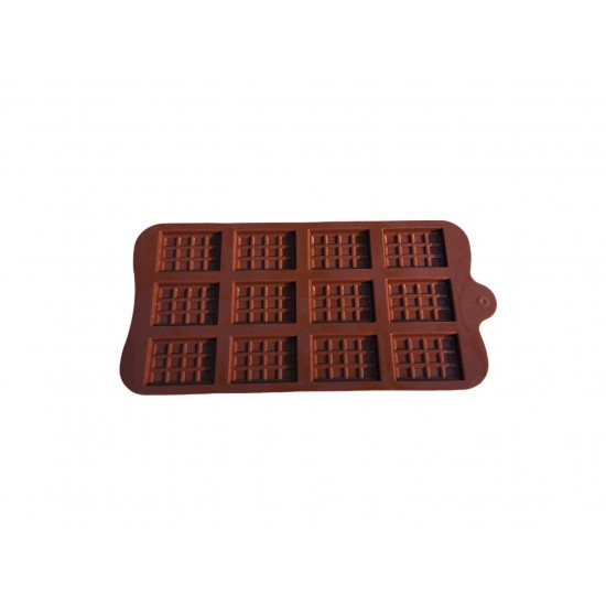 Forma silicon pentru prajituri, Patratele de ciocolata, 175COF