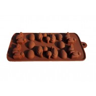 Forma silicon pentru prajituri, Ratuste, Iepure, Ou, 165COF