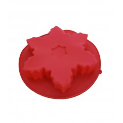 Forma silicon, pentru tarta, Fulg de nea, 22 cm 142COF