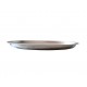 Tava servire de Inox, Argintiu, 39 cm, HML28