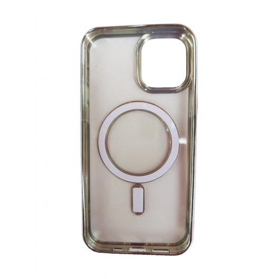 Husa telefon compatibila cu Apple iPhone 12, Silver, 415HT