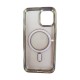 Husa telefon compatibila cu Apple iPhone 12, Silver, 415HT