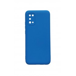 Husa telefon compatibila cu Samsung Galaxy A02s, Albastru, Cu interior de catifea, 168HT
