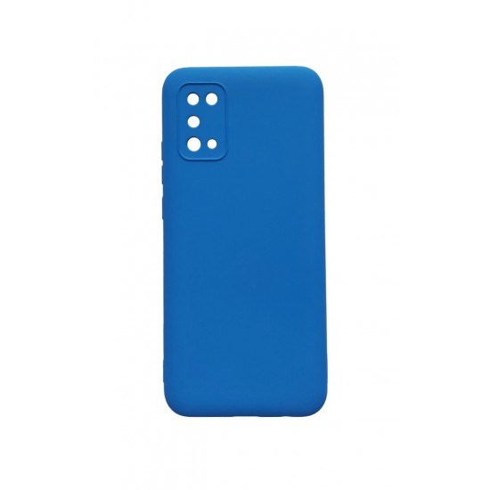 Husa telefon compatibila cu Samsung Galaxy A02s, Albastru, Cu interior de catifea, 168HT