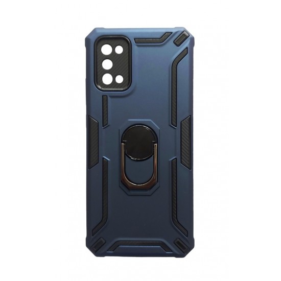 Husa telefon compatibila cu Samsung Galaxy A03s, Powerful, Inel si placuta metalica, HT106