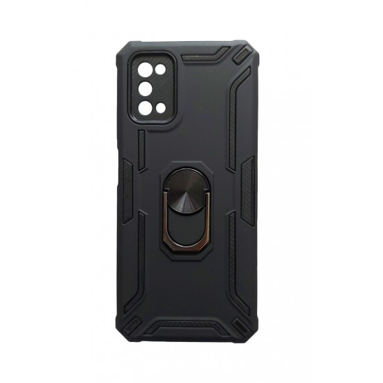 Husa telefon compatibila cu Samsung Galaxy A03s, Powerful, Inel si placuta metalica, HT110 Husa telefon compatibila cu Samsung Galaxy A03s, Powerful, Inel si placuta metalica, HT110